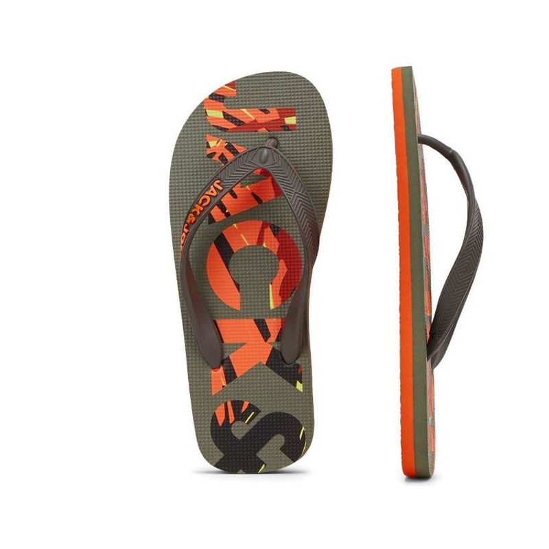Jack&jones jrlogo print pack flip flop image number null