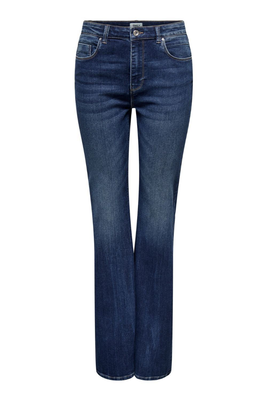 Only daisy flared jeans, Darkblue, medium