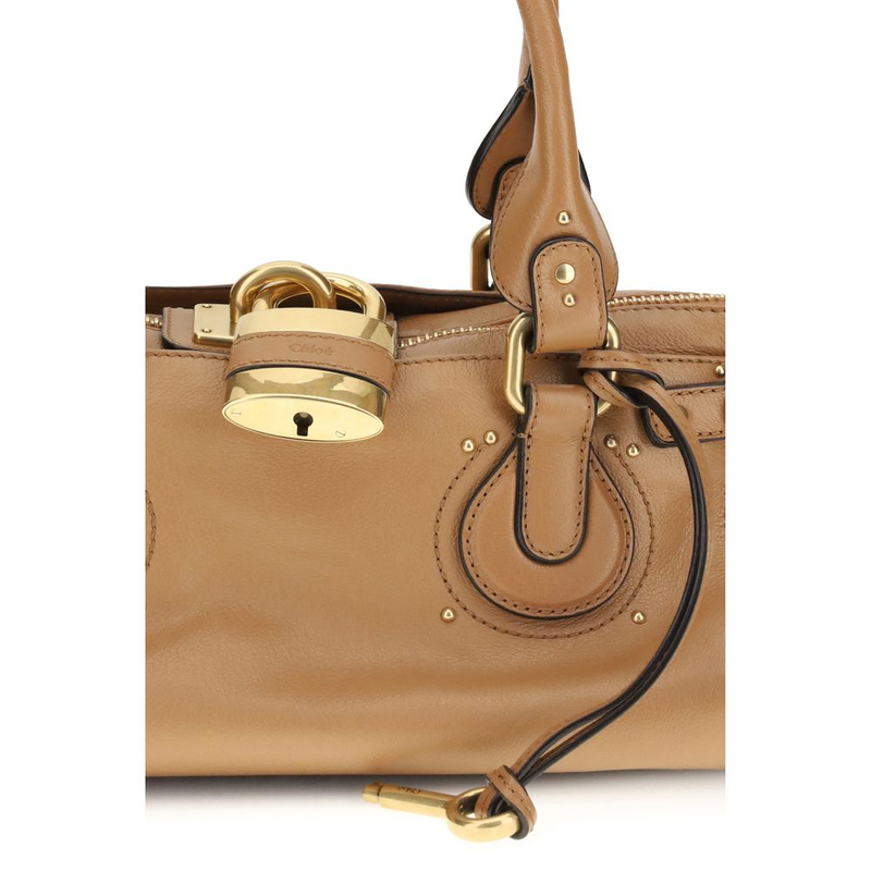 Brown buffalo leather shoulder bag-null