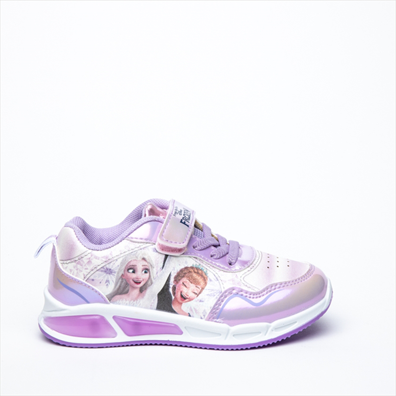Product image: Frozen elsa and anna lilac sneakers with light up soles-null