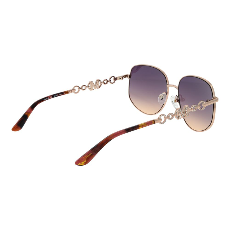 Rose gold metal sunglasses-null