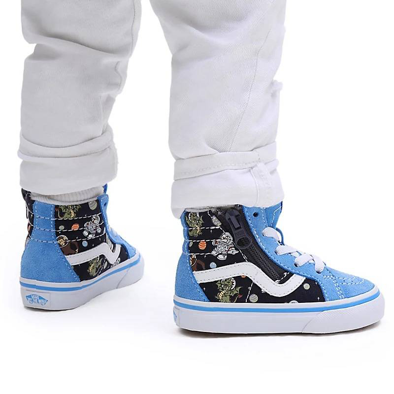 Infant glow cosmic zoo sk8-hi shoes image number null