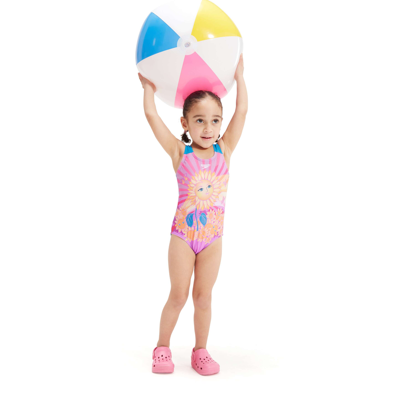 Speedo girls digital printed swimsuit (80797015834)-null