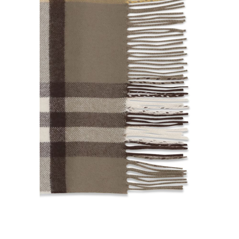 Brown cashmere scarf-null