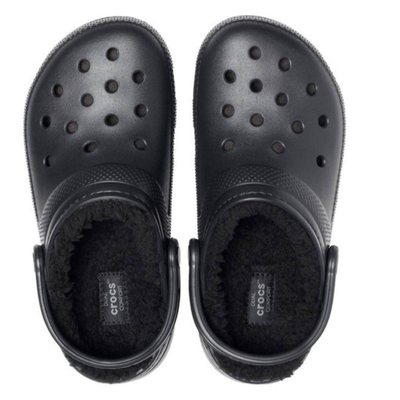 Classic lined clog, Black, medium