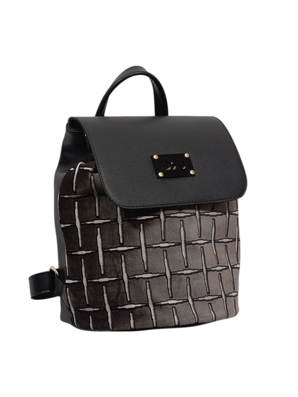 Grid backpack black-null