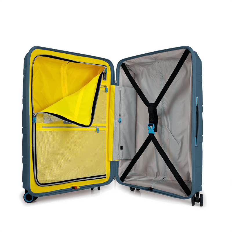 Bg berlin - ted set of 3 luggages & Bg Tumbler Gift (4 wheel) 55cm/20in, 66cm/24in, 76cm/28in suitcases, mint image number null