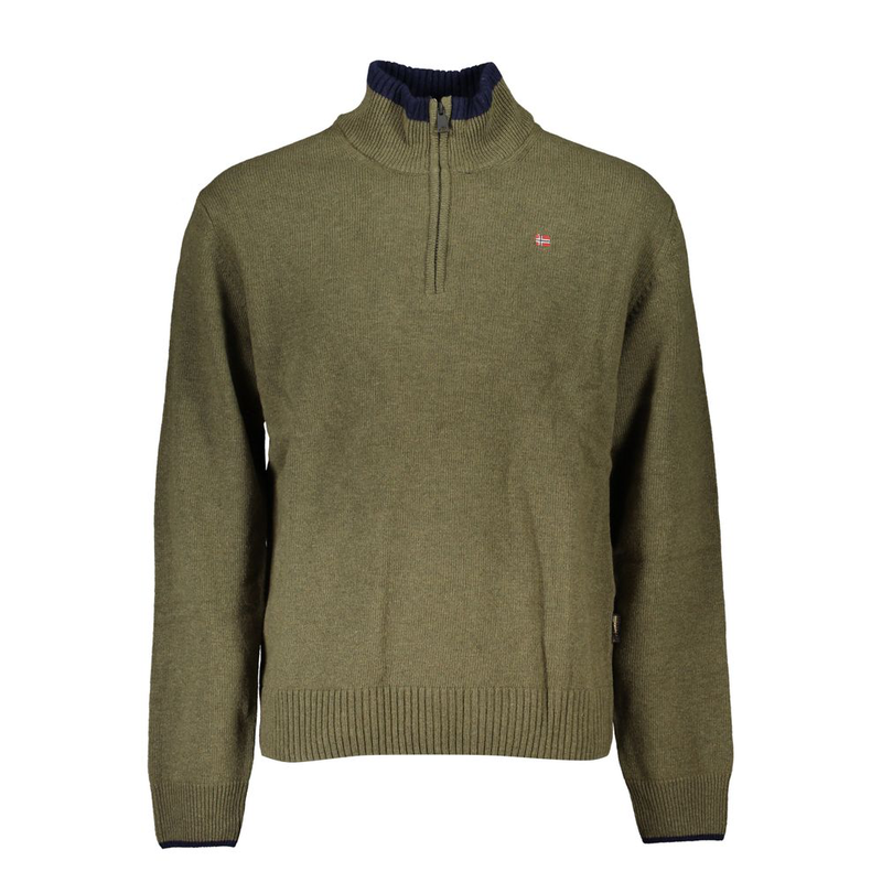 Verde tessuto men sweater-null