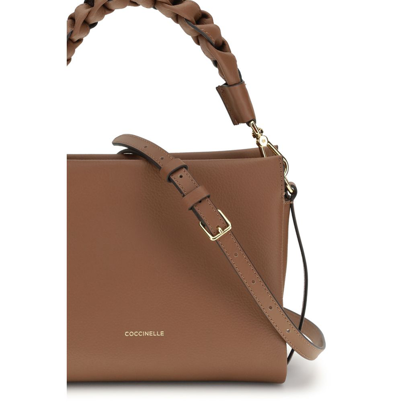 Beige calf leather bos taurus handbag-null