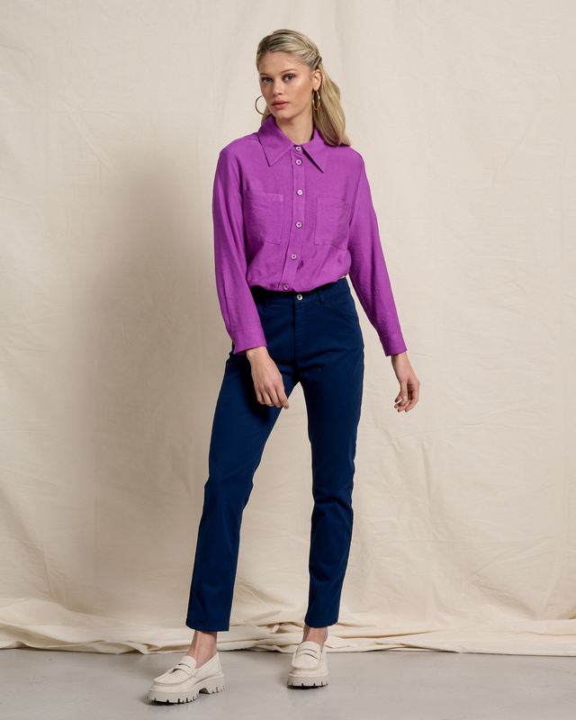 Trouser cotton five pockets image number null