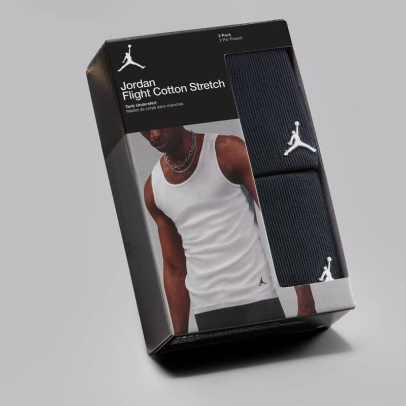 Nike jordan mens flight base tank 2pk image number null