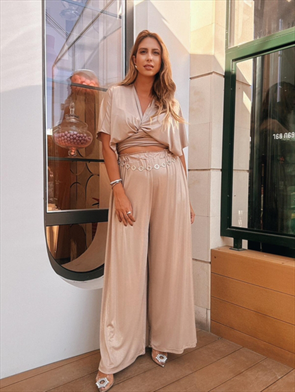 Trouser wide leg image number null