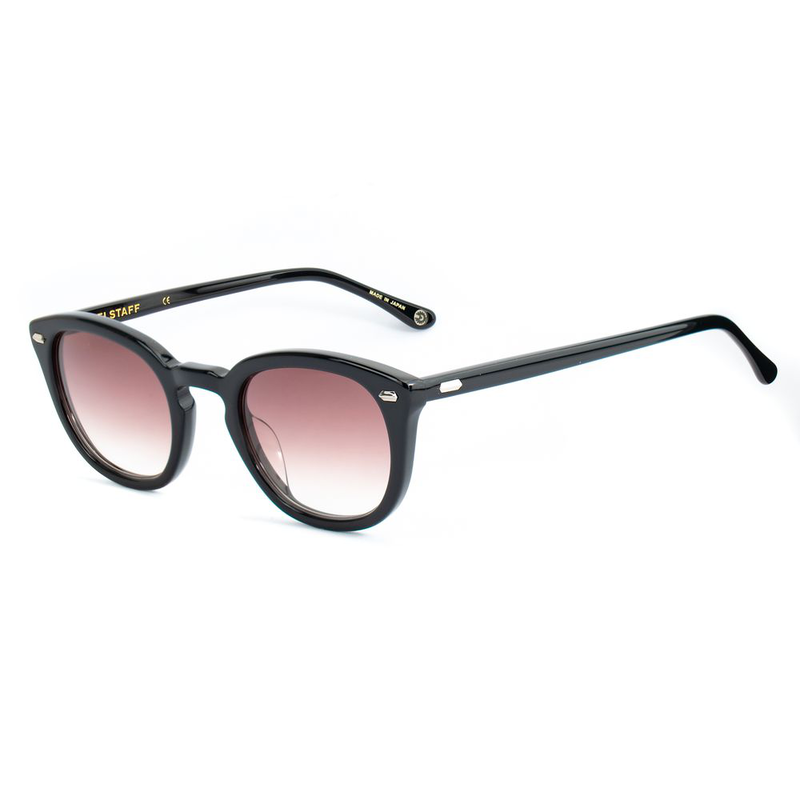 Black acetate sunglasses-null