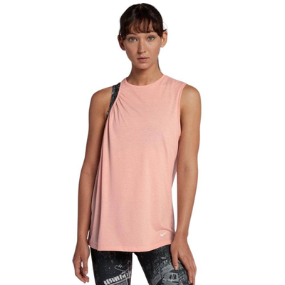 Women sleveless training top, Storm Pink, medium