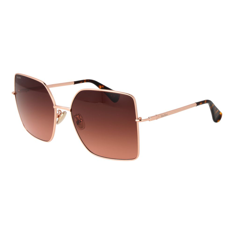Rose gold metal sunglasses-null