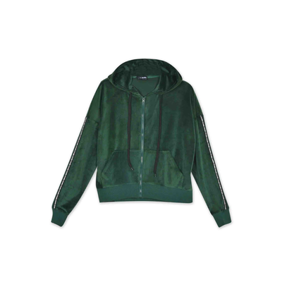 Body talk women's velour jacket with hood velour 00689, , medium