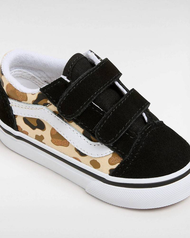 Vans toddler old skool v checkerboard shoe image number null