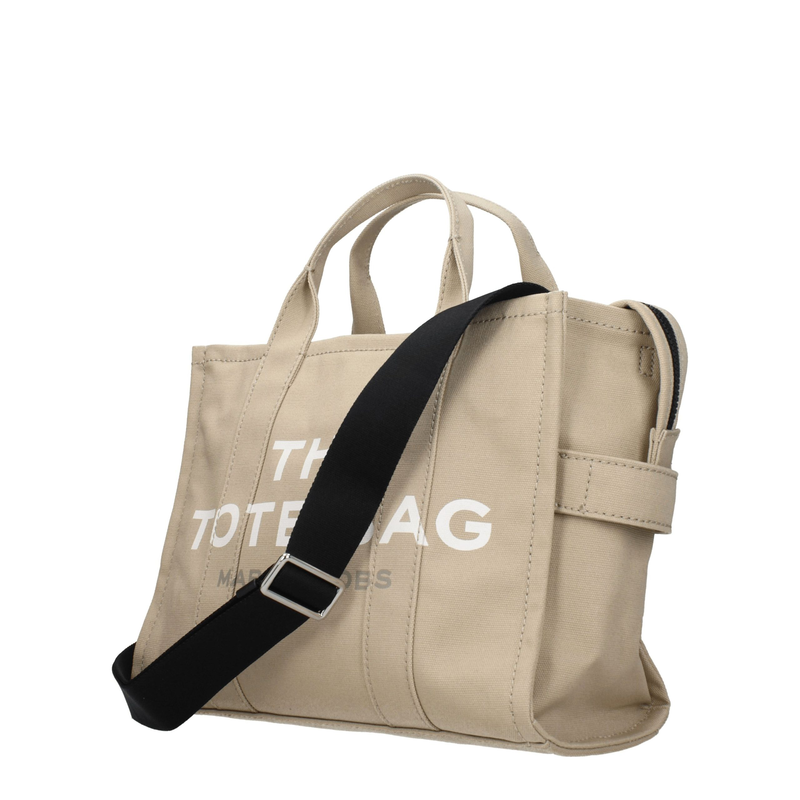 Beige fabric handbag-null