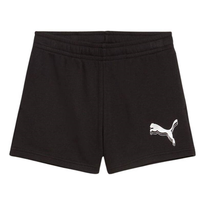 Puma junior esss metallic short, Black, medium