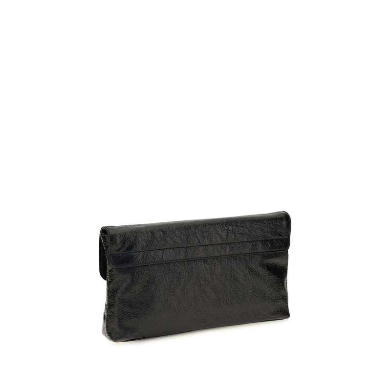 Black lamb ovis aries aries clutch bag-null