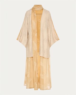 Nidodileda journey kimono, Beige, medium