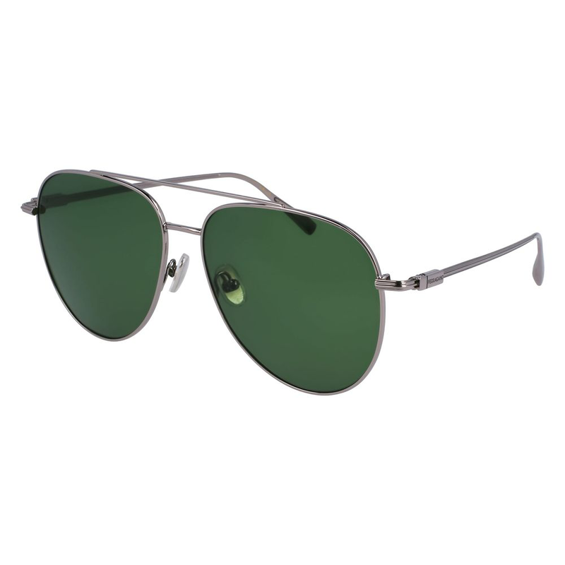 Gray metal sunglasses-null