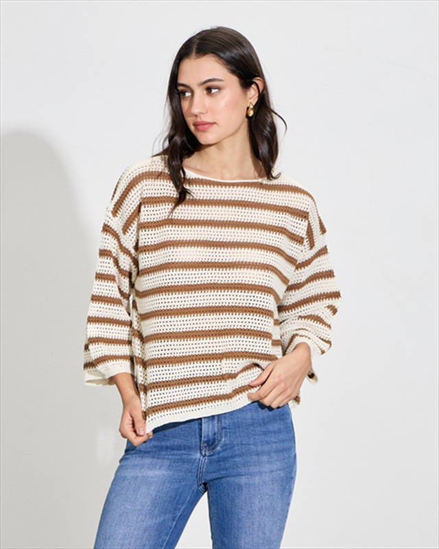 Knitted crochet top image number null