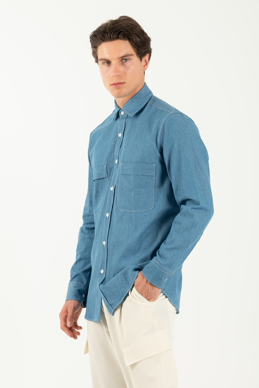 Vittorio denim shirt-null