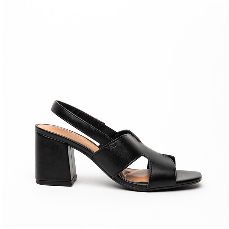 Beira rio cross strap medium heel sandals-null