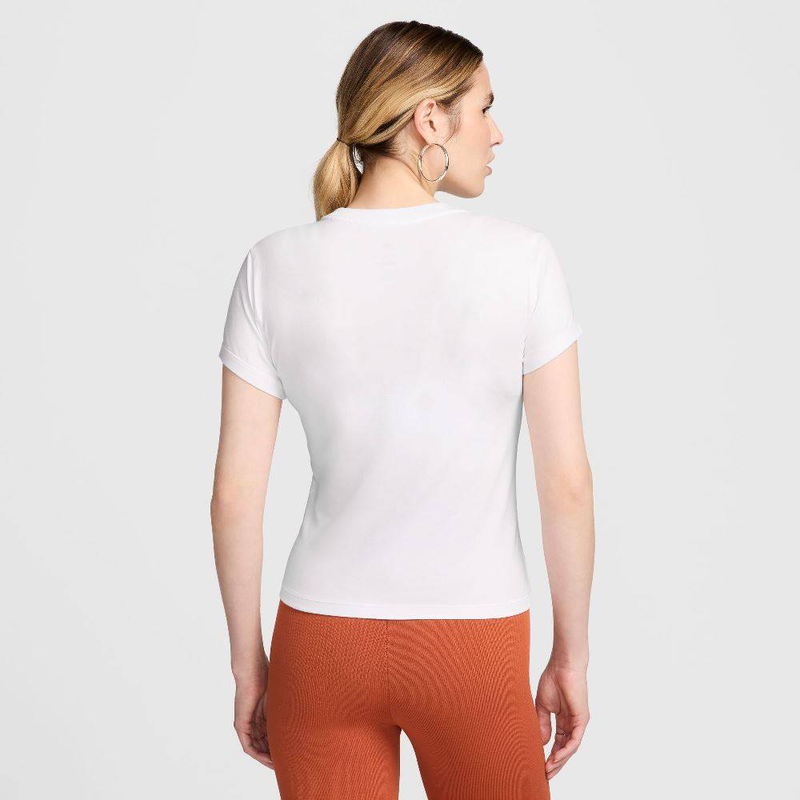 Nike sportswear womens chill knit mid cropped top-null