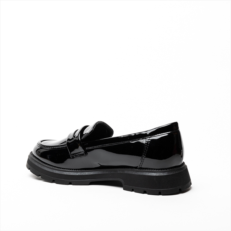 Miss belgini girls slip on loafer style with rubber sole-null