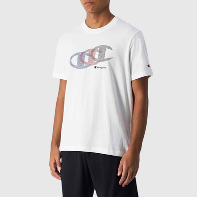 Graphic shop tee, White, medium