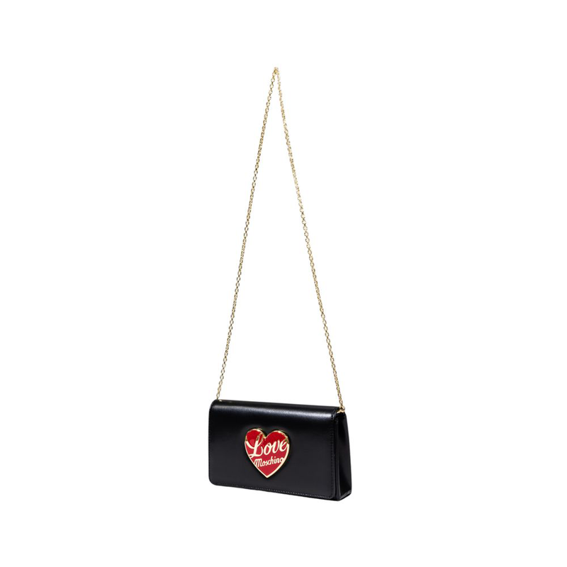 Black polyethylene handbag-null