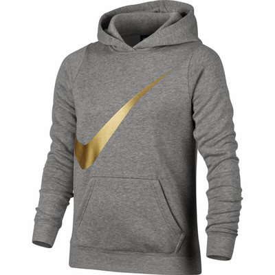 Girls hoody oth gx, Dark Grey, medium