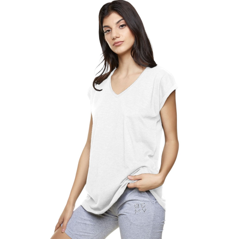 Product image: Flame japoné blouse with v #1342-null