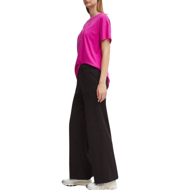 Dkny emb logo wide leg pant-null