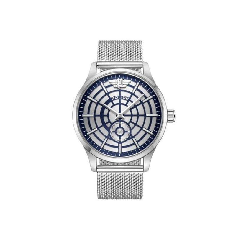 Gray stainless steel dress watch-null