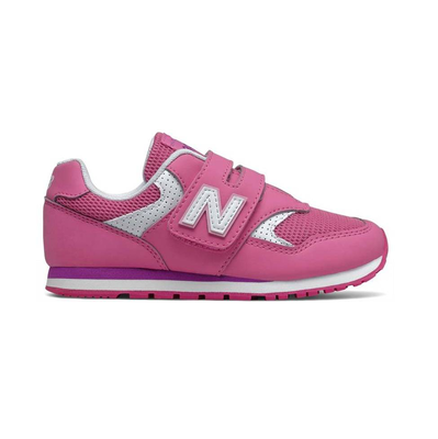 393 kids shoes, Hyper Pink / White, medium