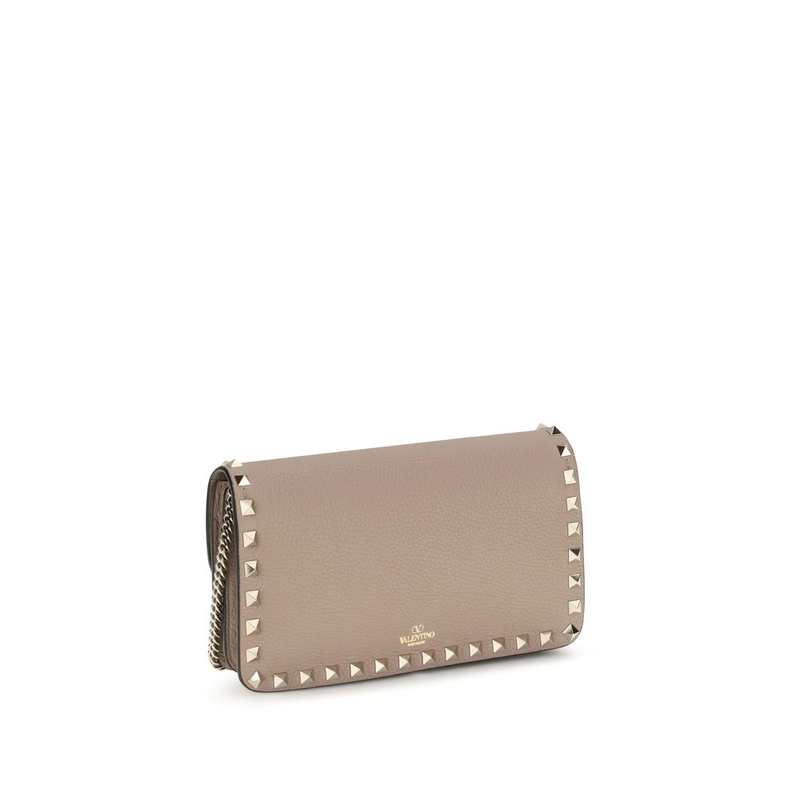 Beige calf leather bos taurus wallet-null