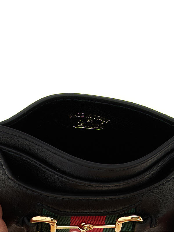 Black calfskin cardholder-null