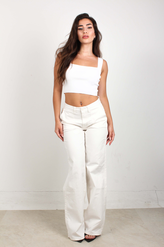 Utility wide leg trouser-null