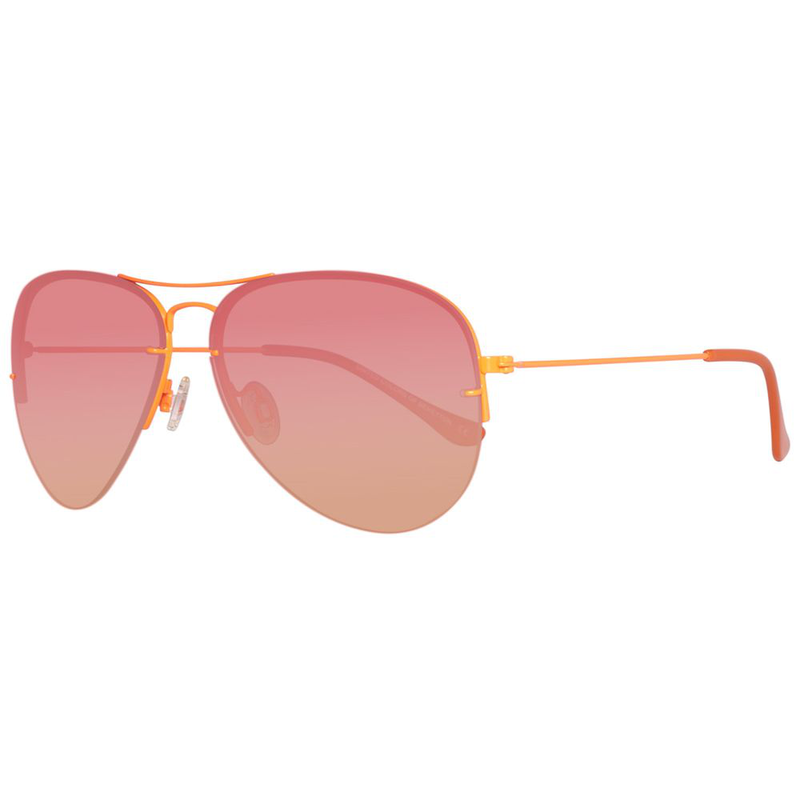 Orange metal sunglasses-null