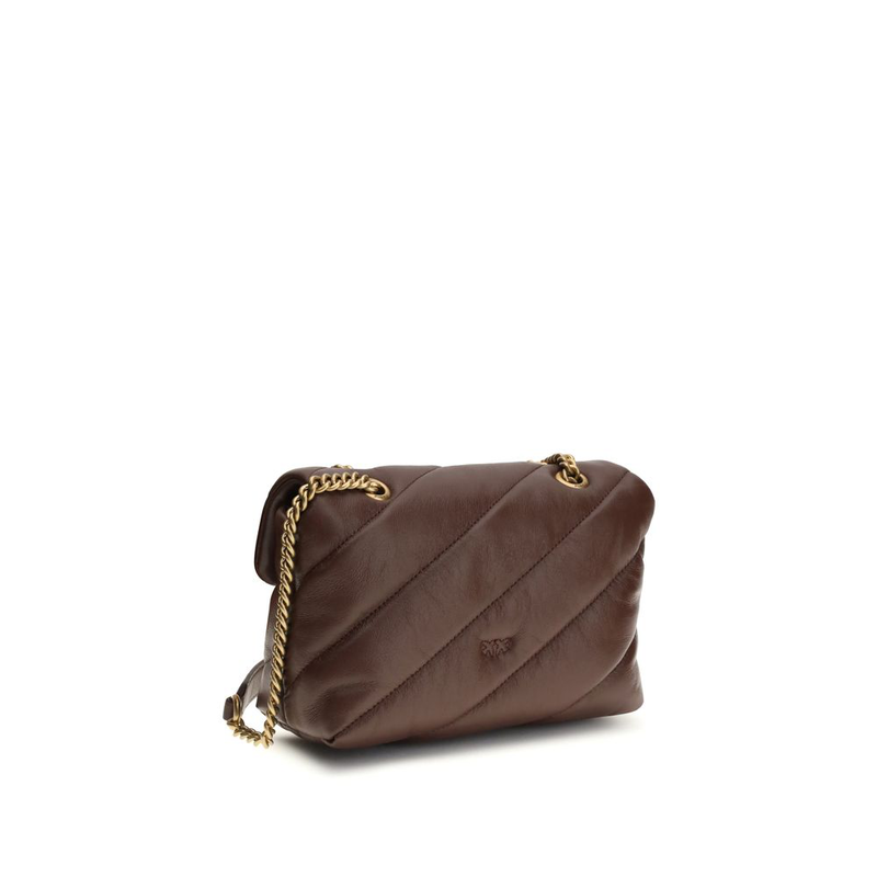 Brown calf leather bos taurus shoulder bag-null