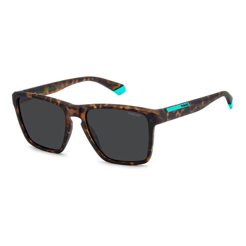 Brown polycarbonate sunglasses-null
