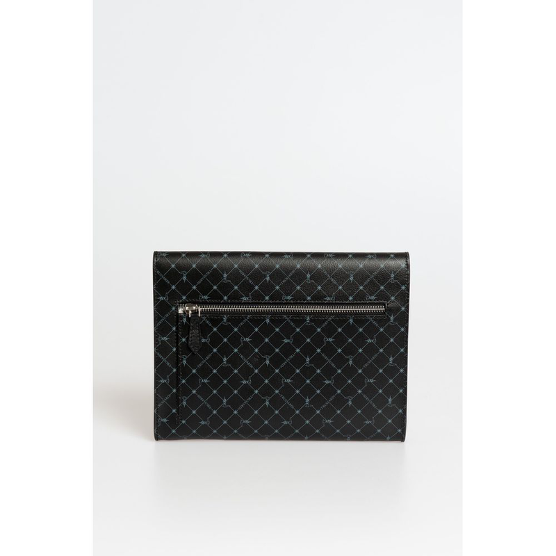 Black polyester men clutch-null