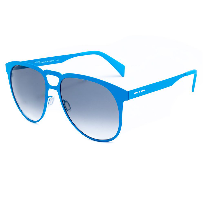 Blue metal sunglasses-null