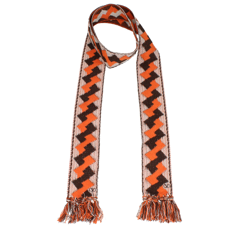 Multicolor cotton foulard-null