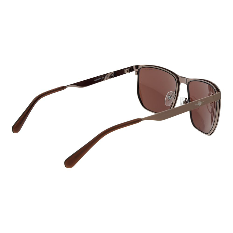 Brown metal sunglasses-null