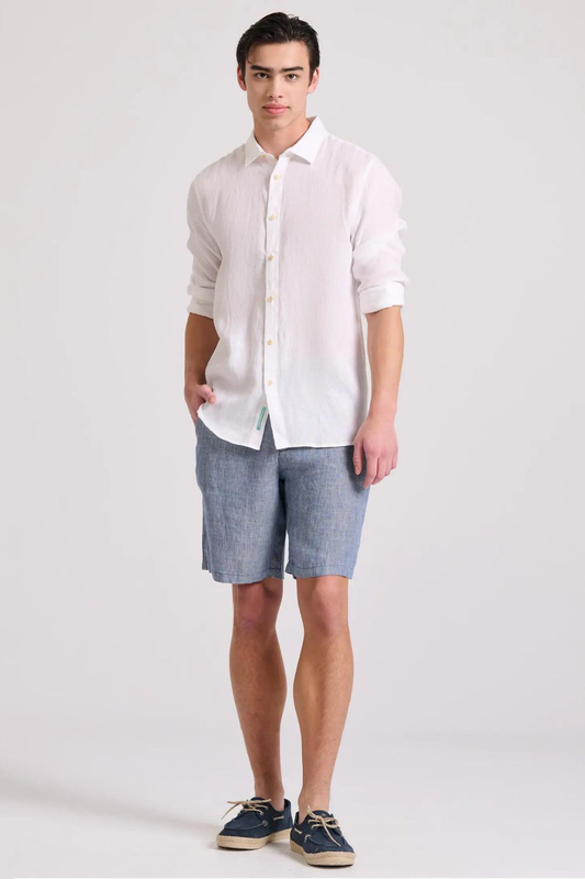 Funkybuddha shirt linen-null