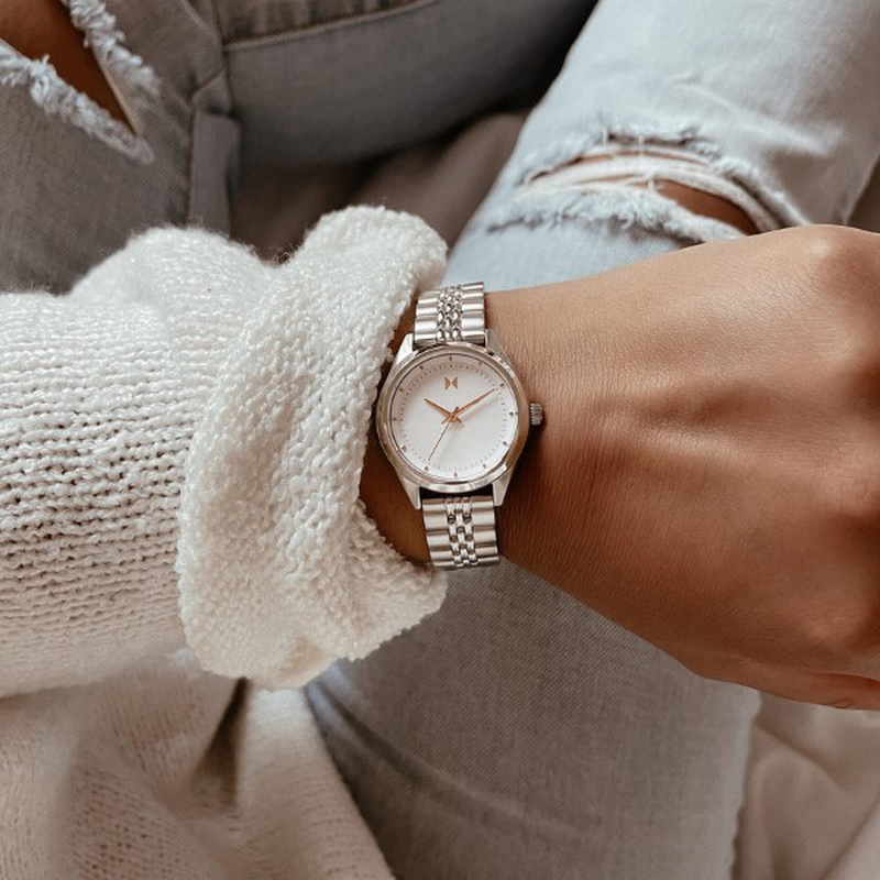 Mvmt rise mini ivory silver-null